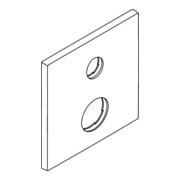 hansgrohe Rosace Axor Starck X Mitigeur de baignoire chrome