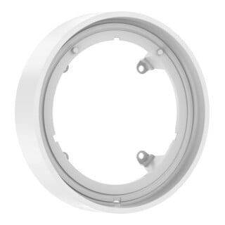 hansgrohe Rosace de rallonge 22 mm, 170 mm, ronde, blanc mat
