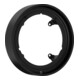 hansgrohe Rosace de rallonge 22 mm, 170 mm, ronde, noir mat-1