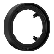 hansgrohe Rosace de rallonge 22 mm, 170 mm, ronde, noir mat