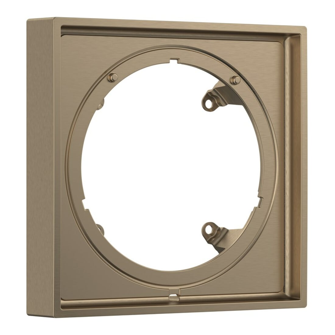 hansgrohe Rosace de rallonge 22 mm, 170x170 mm, bronze brossé