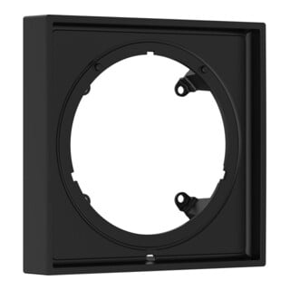 hansgrohe Rosace de rallonge 22 mm, 170x170 mm, noir mat