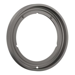 hansgrohe Rosace de rallonge 5 mm, 170 mm, ronde, chrome noir brossé