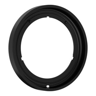 hansgrohe Rosace de rallonge 5 mm, 170 mm, ronde, noir mat