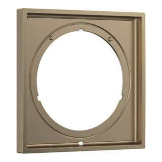 hansgrohe Rosace de rallonge 5 mm, 170x170 mm, bronze brossé