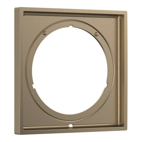 hansgrohe Rosace de rallonge 5 mm, 170x170 mm, bronze brossé