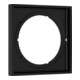 hansgrohe Rosace de rallonge 5 mm, 170x170 mm, noir mat-1