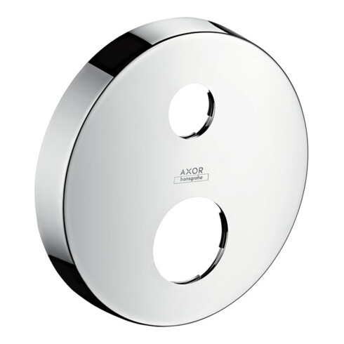 hansgrohe Rosace de rallonge Axor 2 trous, ronde, nickel brossé