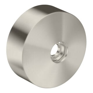 hansgrohe Rosace de rallonge d= 80 mm, métal, aspect acier inoxydable