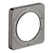 hansgrohe Rosace de rallonge iBox 172x172 mm, chrome noir poli