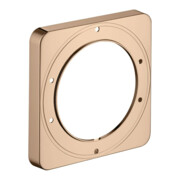 hansgrohe Rosace de rallonge iBox 172x172 mm, or rouge poli