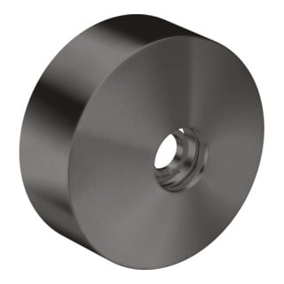 hansgrohe Rosace de rallonge Ø 80 mm, métal, chrome noir brossé