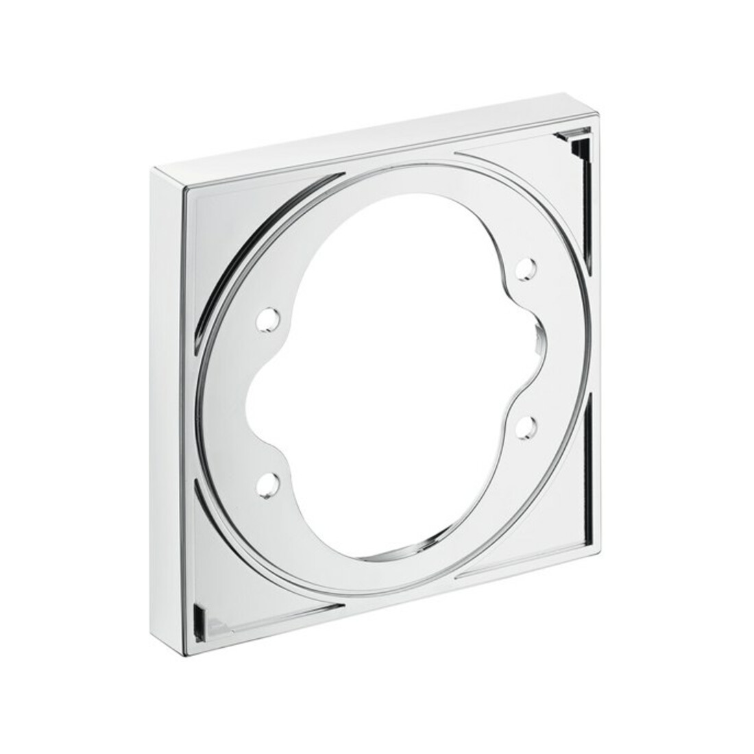 hansgrohe Rosace de rallonge ShowerSelect Ø 157 mm, rallonge 22 mm, noir mat