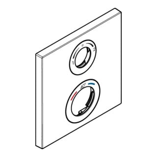 hansgrohe Rosace Ecostat Square 2 utilisateurs BBC