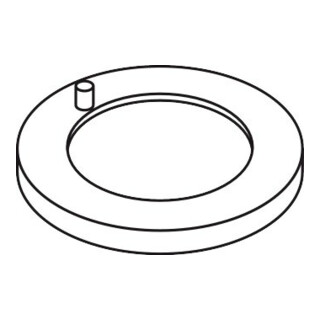 hansgrohe Rosace pour bec de sortie chrome