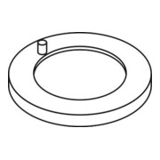 hansgrohe Rosace pour bec de sortie chrome