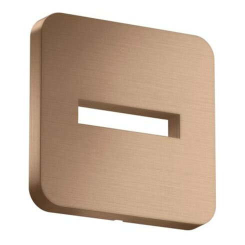 hansgrohe Rosette 130x130mm, soft, Wandmont., brush. r gol