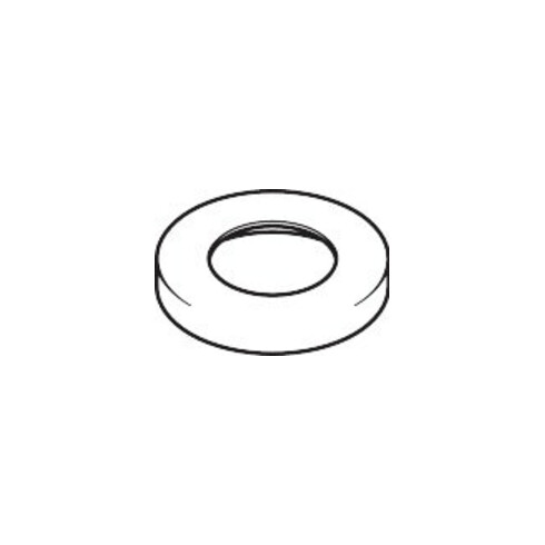 hansgrohe Rosette Axor f. 3-Loch Wannenarmatur Fliesenrand chrom