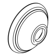 hansgrohe Rosette Axor Montreux Wannenarmatur/ Brausenarmatur Aufputz chrom