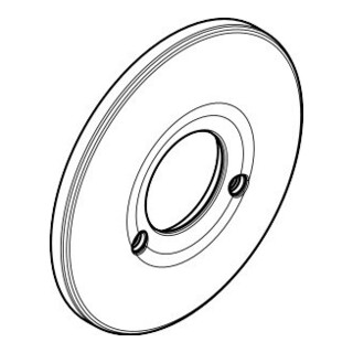 hansgrohe Rosette Brausenmischer Unterputz Export chrom