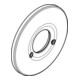 hansgrohe Rosette Brausenmischer Unterputz Export chrom-1