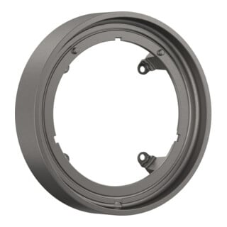 hansgrohe Rosette de rallonge 22 mm, 170 mm, ronde, chrome noir brossé