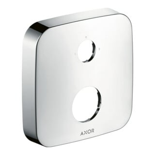 hansgrohe Rosette de rallonge Axor 2-L, 0-1-2, softsquare, aspect acier inoxydable