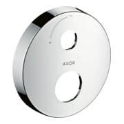 hansgrohe Rosette de rallonge Axor 2-L, ronde, avec flèche de réglage, or poli optique