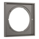 hansgrohe Rosette d'extension 5 mm, 170x170 mm, chrome noir brossé-1