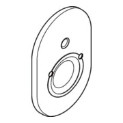 hansgrohe Rosette Wanne Unterputz chrom