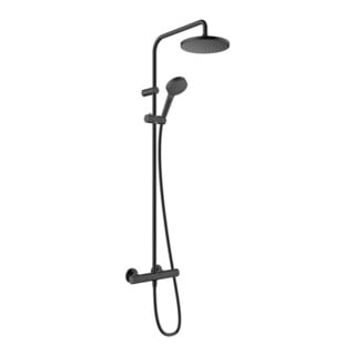 hansgrohe S-Pipe 200 Vernis Blend EcoSm. m Brausethermostat, 1j, 8,7 l/min, mattschwarz