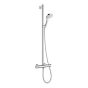 hansgrohe S-Pipe Croma Sel. S Mul Pipe mit Thermostat, weiß/chrom