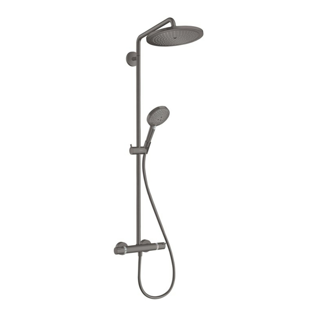 hansgrohe S-Pipe Croma Select S EcoSmart m TH, H I P 3jets, 9 l/min, brossé noir vc