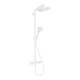 hansgrohe S-Pipe Croma Select S EcoSmart m Thermostat, Handbrause 3jet, 9 l/m., mattweiß-1