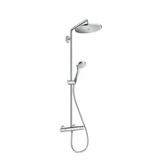 hansgrohe S-Pipe Croma Select S EcoSmart m Thermostat, Handbrause 3jet, 9 l/min, chrom-4
