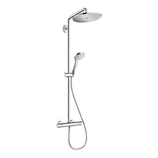 hansgrohe S-Pipe Croma Select S EcoSmart mit Thermostat, douchette 3 jets, 9 l/min, chrome