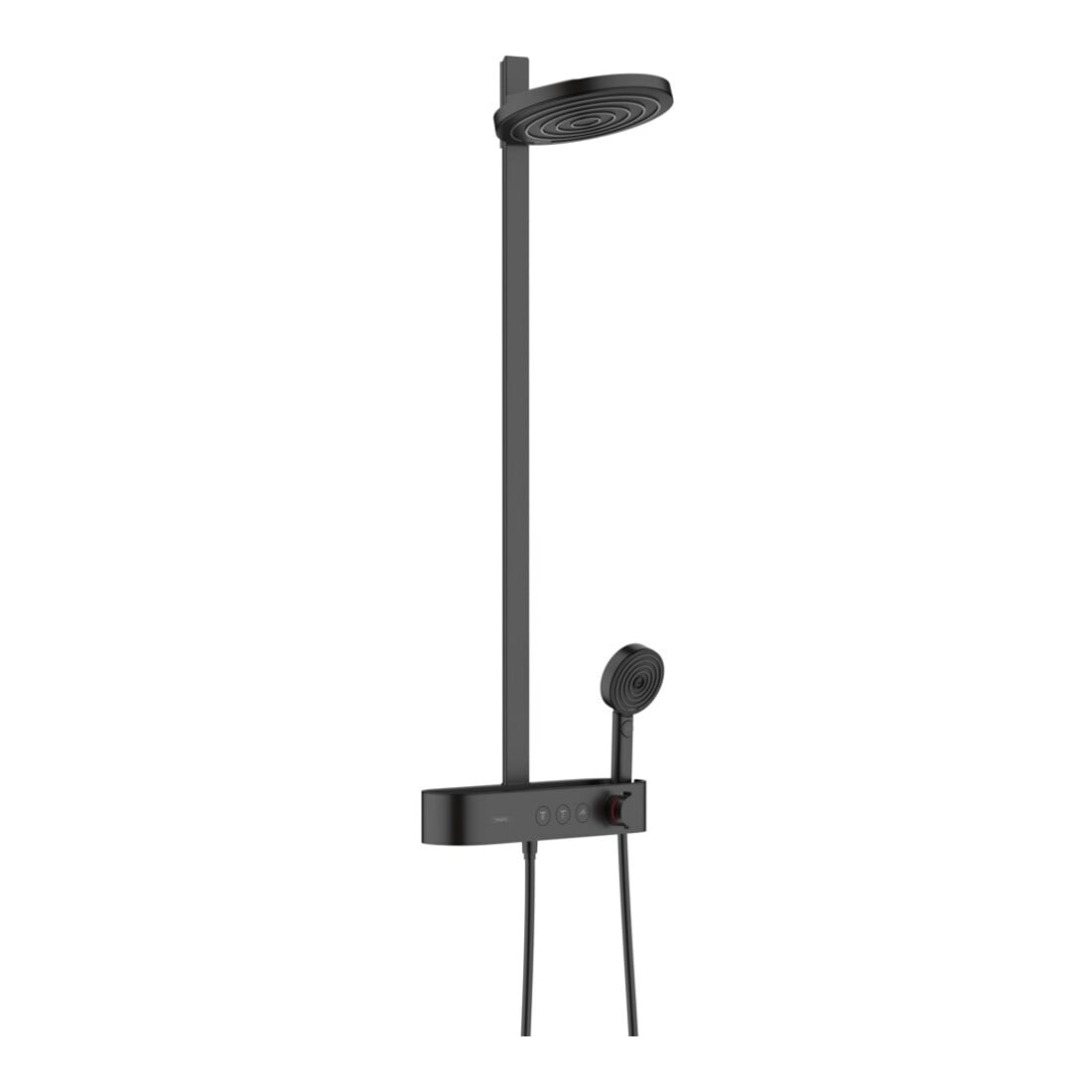 hansgrohe S-Pipe Pulsify S 260 EcoSmart avec thermostat, 2 jets, noir mat