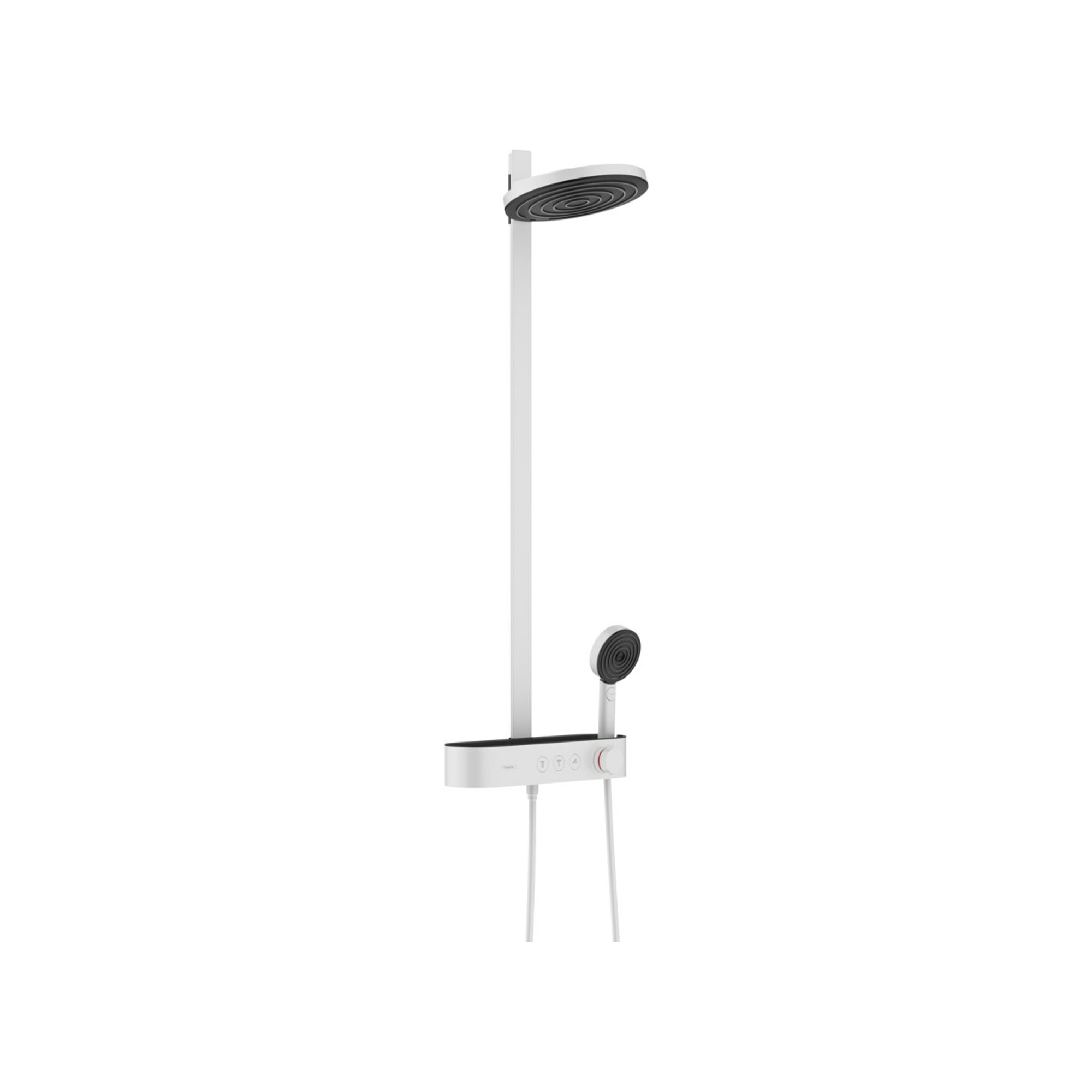 hansgrohe S-Pipe Pulsify S 260 EcoSmart mit Thermostat, 2jet, mattweiß