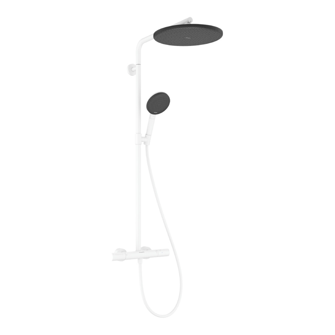 hansgrohe S-Pipe Raindance Alive S Puro 1 jet, EcoSmart, 8 l/min, blanc mat