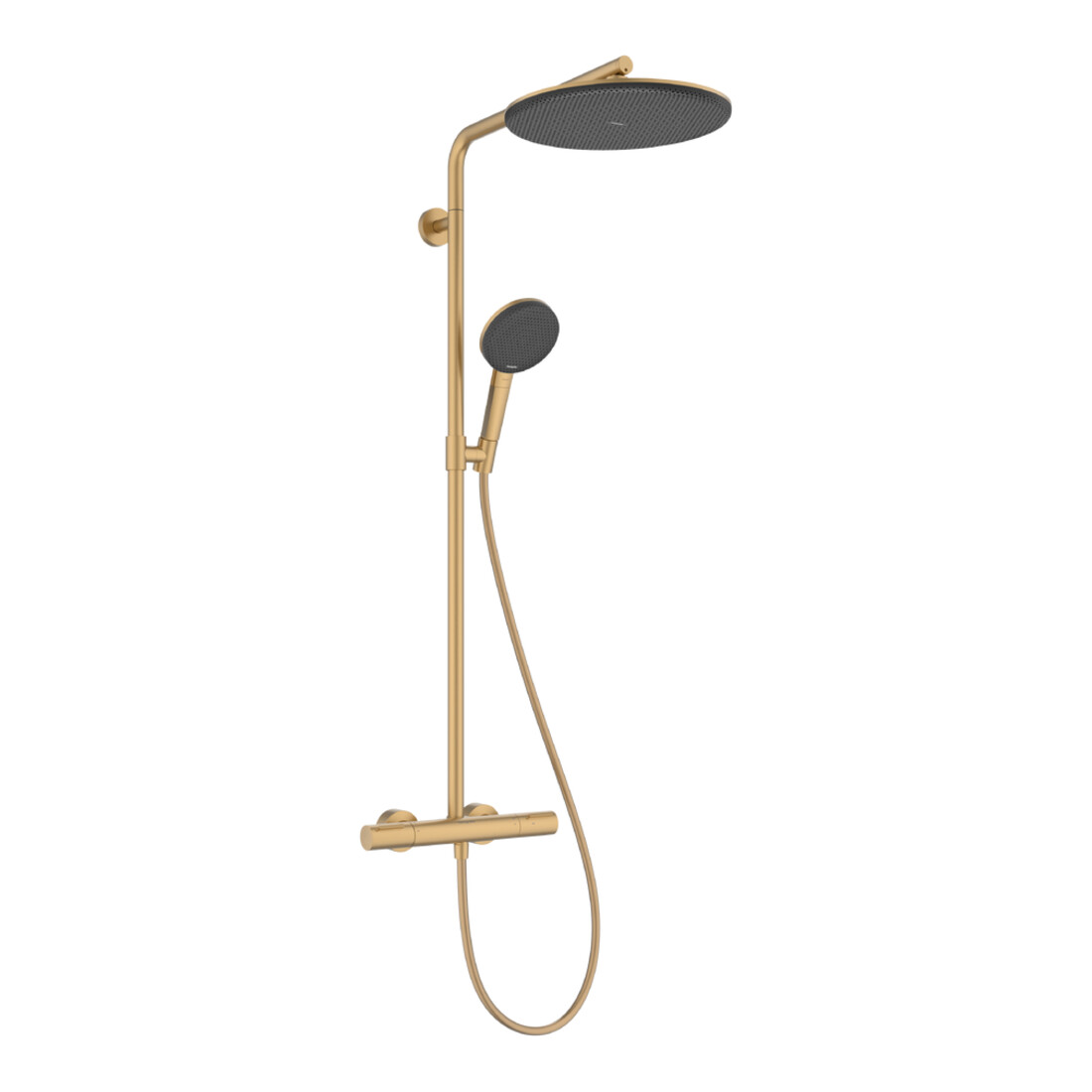 hansgrohe S-Pipe Raindance Alive S Puro 1jet, 12 l/min, bronze brossé
