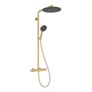 hansgrohe S-Pipe Raindance Alive S Puro 1jet, 12 l/min, brushed bronze-1