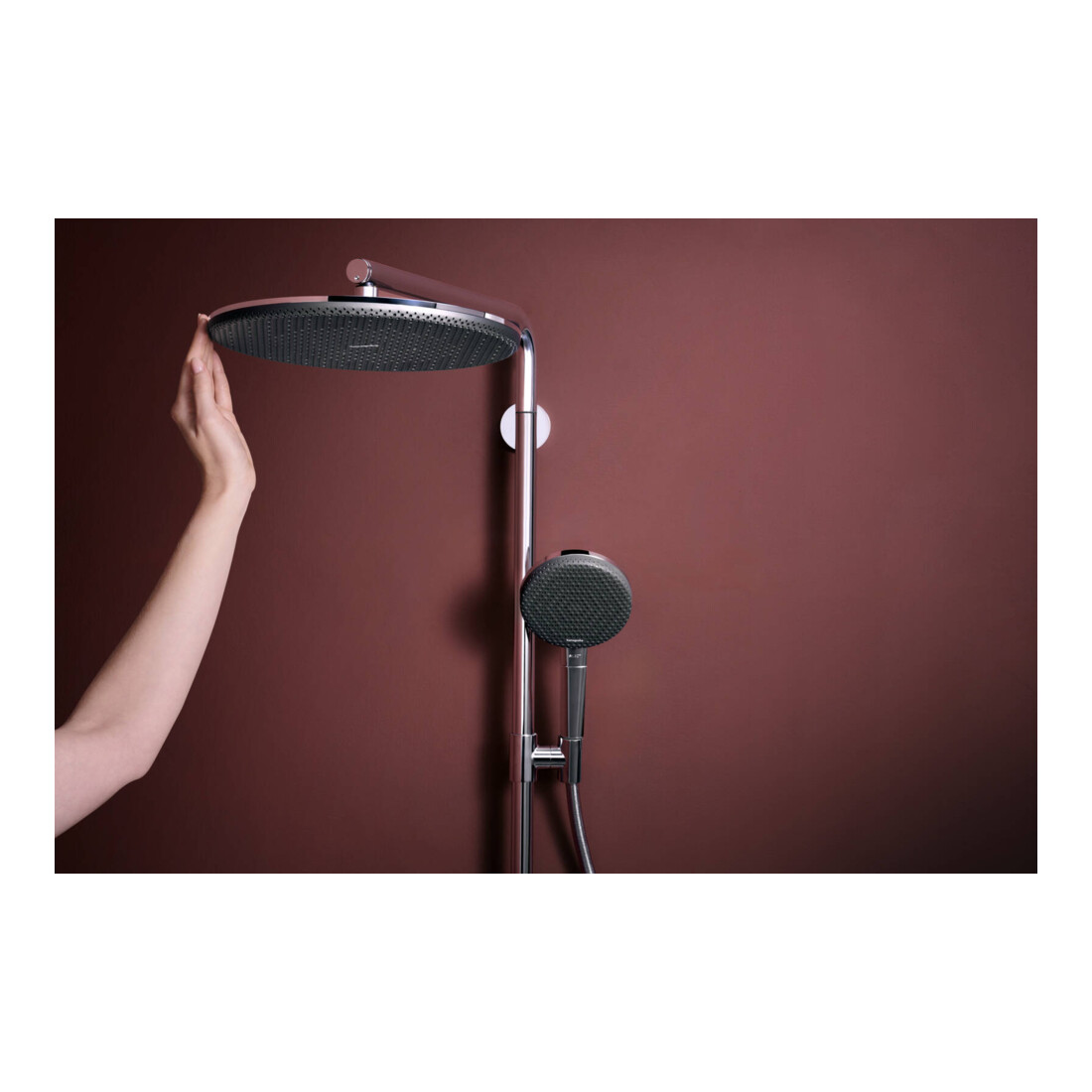 hansgrohe S-Pipe Raindance Alive S Puro 1jet, 12 l/min, chrom