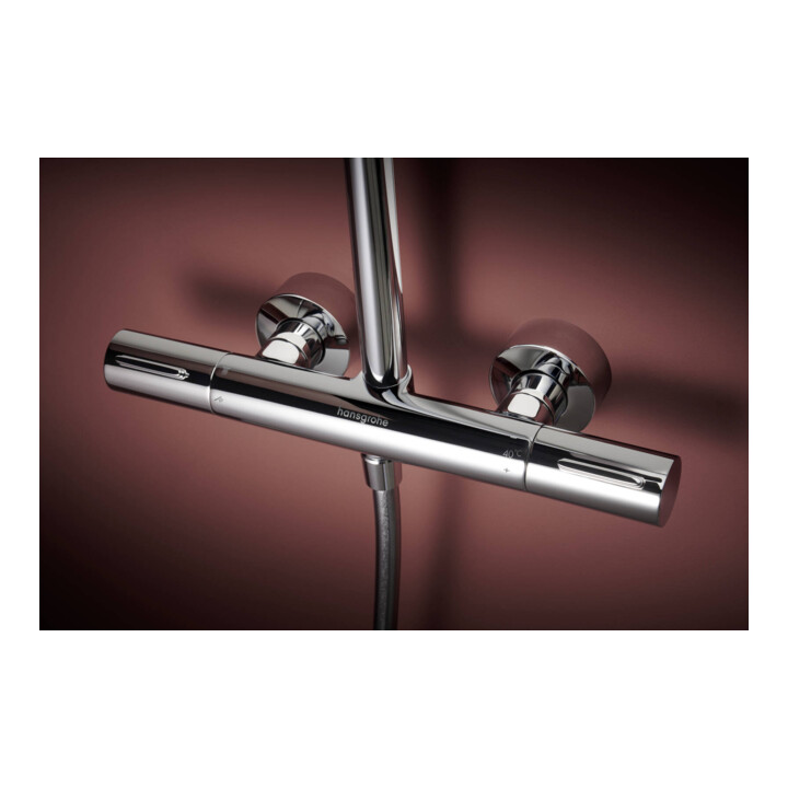 hansgrohe S-Pipe Raindance Alive S Puro 1jet, 12 l/min, chrome