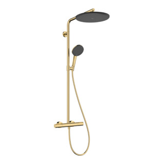 hansgrohe S-Pipe Raindance Alive S Puro 1jet, 12 l/min, polished gold optic