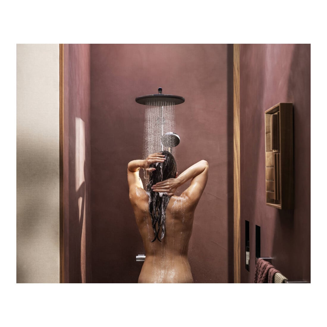 hansgrohe S-Pipe Raindance Alive S Puro 1jet, EcoSmart, 8 l/min, chrome