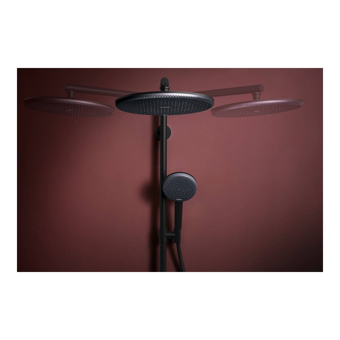 hansgrohe S-Pipe Raindance Alive S Puro 1jet, EcoSmart, 8 l/min, schwarz matt