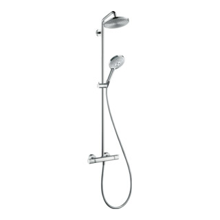 hansgrohe S-Pipe Raindance Select S EcoSmart avec thermostat, 1 jet, 9 l/min, chrome
