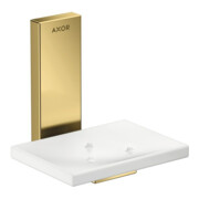 hansgrohe Schale Axor Uni. Rectangular Glas, Wandmontage, polished gold optic