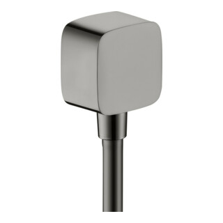 hansgrohe Schlauchanschluss Fixf Softc Axor m Rückflussverh., polished black chrome