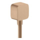 hansgrohe Schlauchanschluss Fixf Softc Axor m Rückflussverhinderer, brushed red gold-1